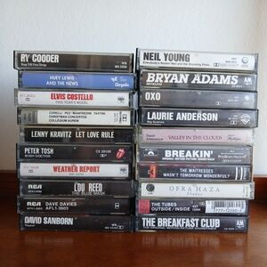 Set of 20 Music Cassette Tapes C11